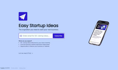 Easy Startup Ideas