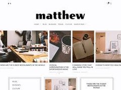 Matthew Magazine Blog