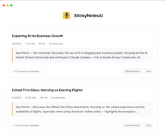 StickyNotes AI