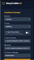 StoryCrafter AI