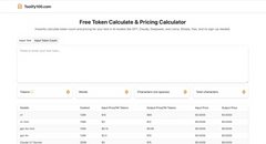 Free Token counter