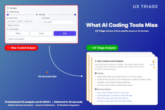 UX TRIAGE