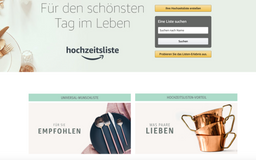 Die Amazon Hochzeitliste