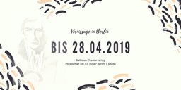 Vernissage Ankündigung bis 28.04.19