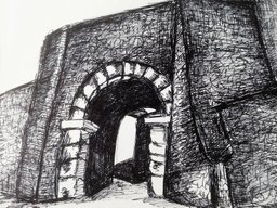 Old Roman entrance