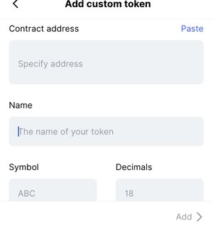 Status.io custom wallet