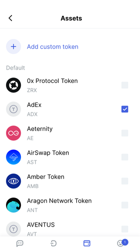 Status.io add custom tokens 