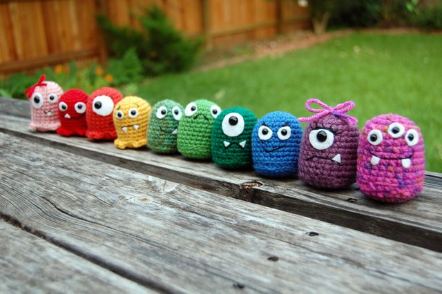 crochet tiny monsters