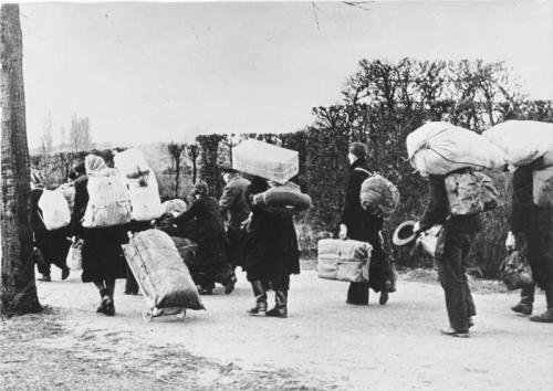 Bild: Polnische Flüchtlinge 1955.