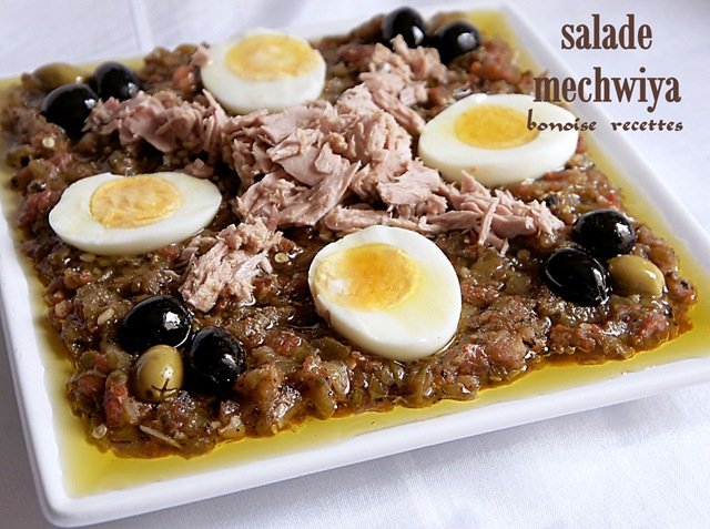 Tunisian Slata Mechouia Grilled Salad — Steemit