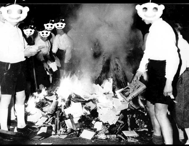 What does Book Burning look like in 2018???