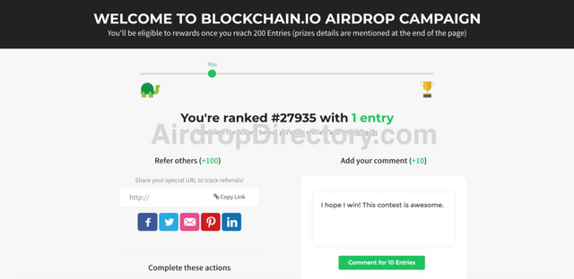 Blockchain_io Airdrop Tutorial 3