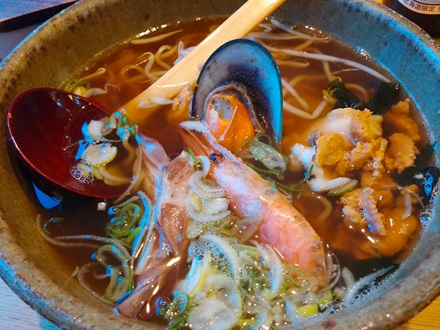 Shoyu Ramen With Seafood