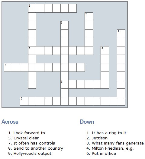 SPD Crossword Puzzle