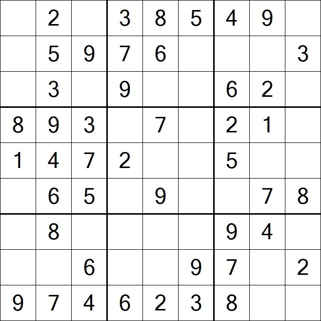 SPD Sudoku Puzzle