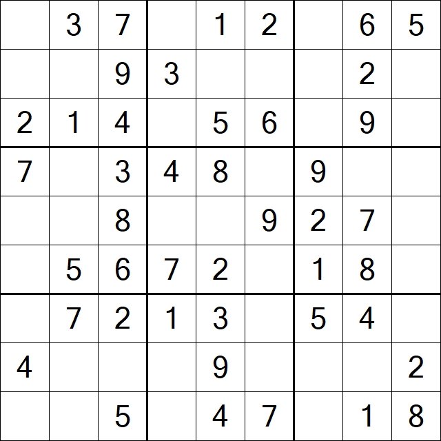 SPD Sudoku Puzzle