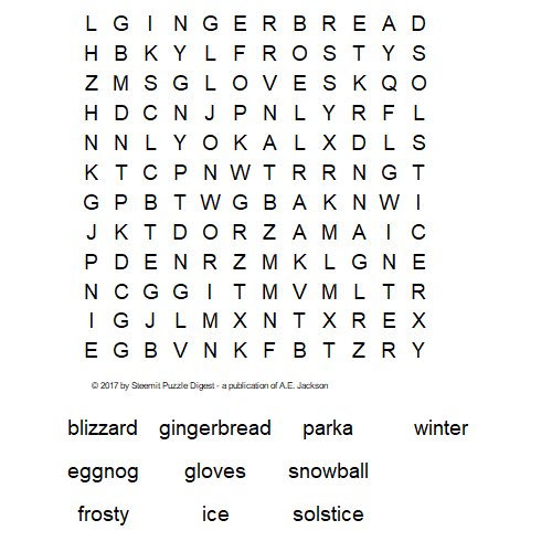 SPD Word Search Puzzle