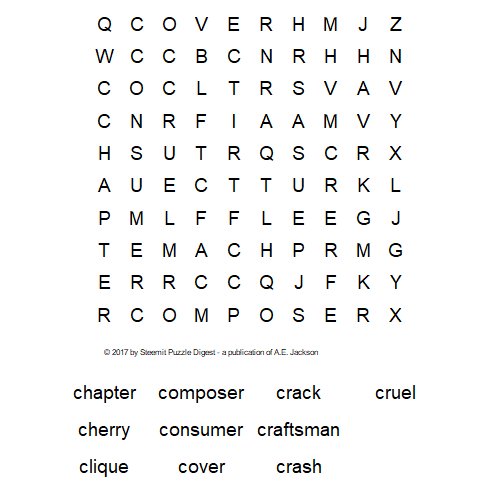 SPD Word Search Puzzle