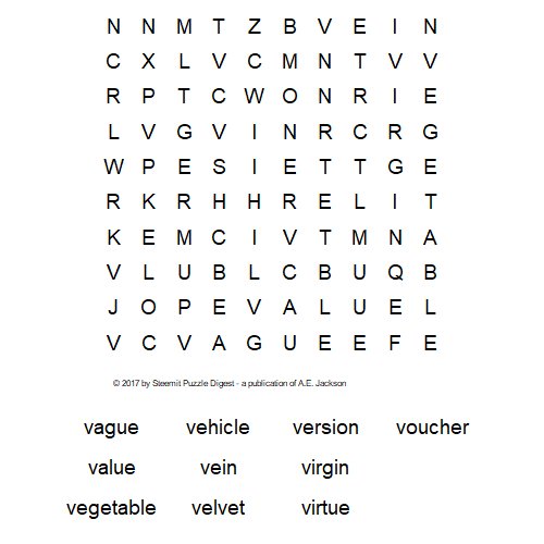 SPD Word Search Puzzle