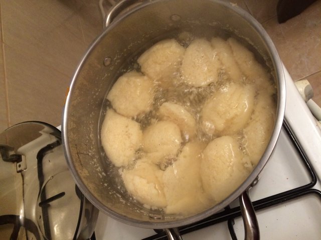 Dumplings ready