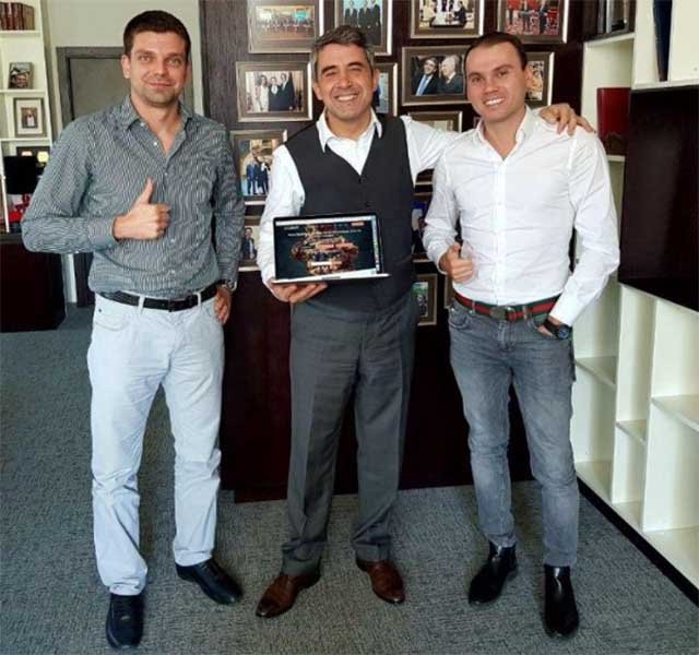 Left to right: Hristo Tenchev (COO), Rosen Plevneliev (Former President of Bulgaria) and Nikola Alexandrov (CEO). Courtesy of LockChain Ltd.