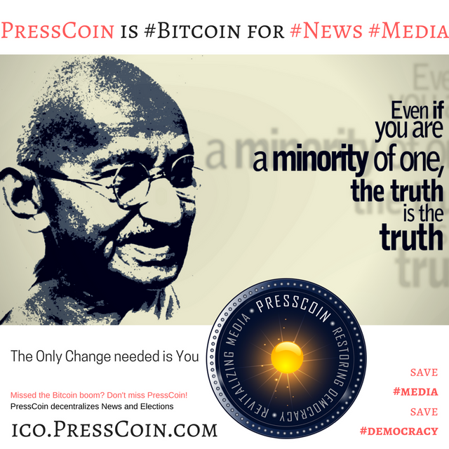 PressCoin  Gandhi