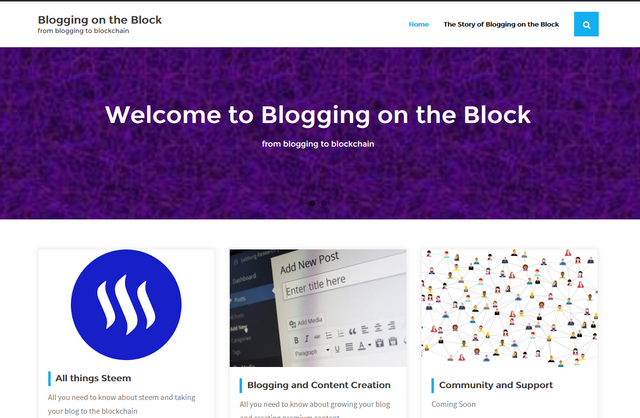 Blogging on the blockchain