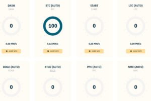 X11 Genesis Mining Panel