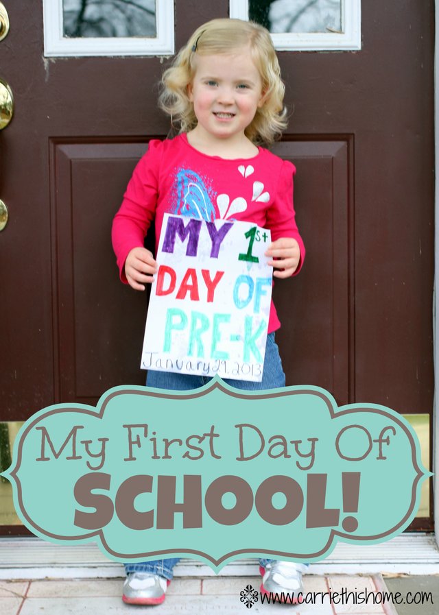 My First Day At School Steemit