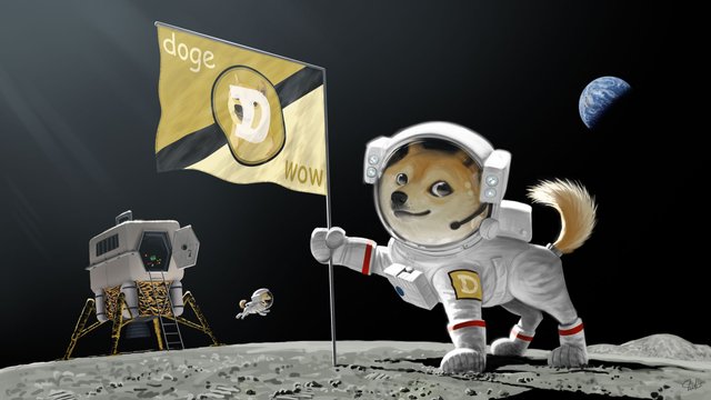 Doge to the moon