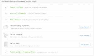 Setup Process for Weebly E-Commerce