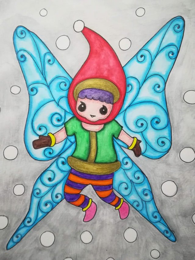 christmas fairy art