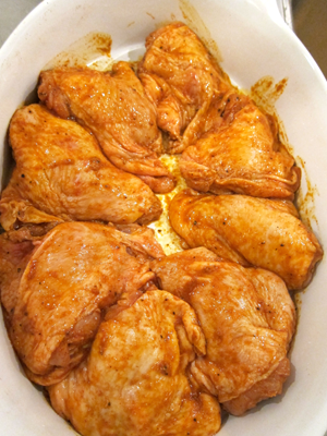 bake chicken pieces