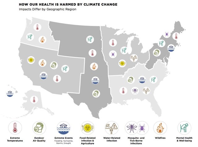 Here’s how climate change is already affecting your health, based on the state you live in