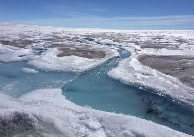Sea level fears as Greenland darkens