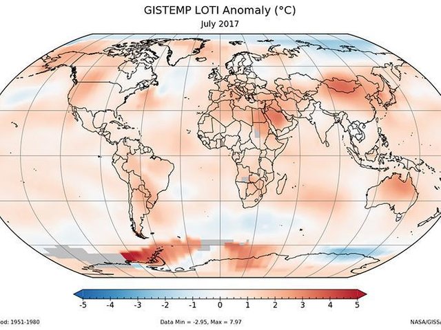 Click image to view story: World on course for one of warmest years on record even without a natural El Nino boost