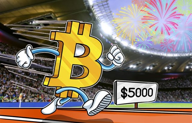 Click image to view story: Bitcoin Price Soars to $5,000 Followed By Substantial Sell Off