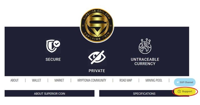 Click image to view story: Contacting support for any issues with Kryptonia or SuperiorCoin