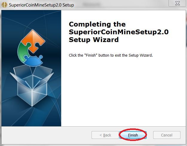 Installing the SuperiorCoin Mining App
