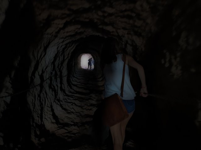 Penon de Ifach Hike tunnel