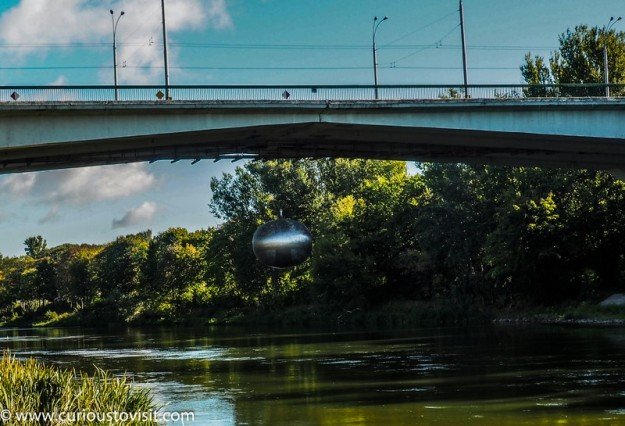 River Neris Vilnius Zirmunu bridge