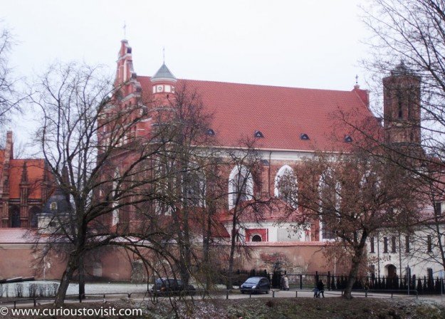 Medieval Vilnius Bernardine Church