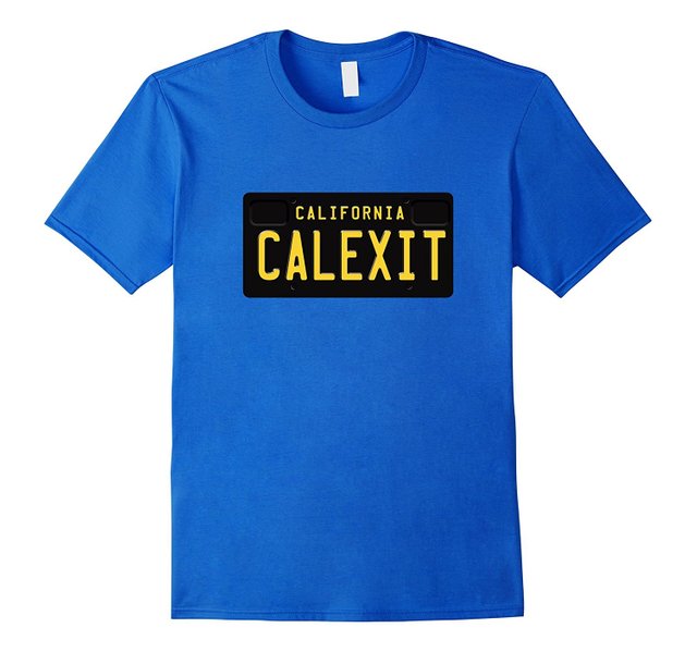 Cal Exit License Plate Tee