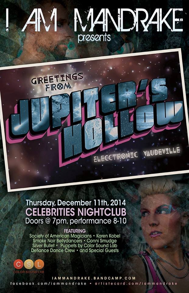 Jupiter's Hollow Live Show Poster