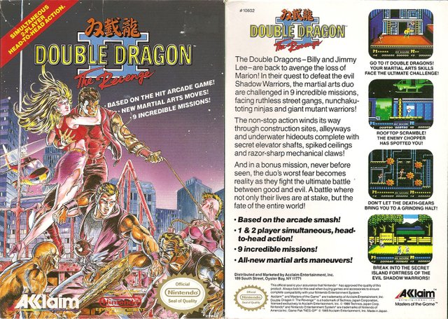 Player 1 Start: Retro-Review Head-to-Head: Double Dragon II: The Revenge -  Arcade vs. NES