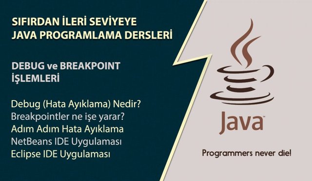 Java Programlama Dersleri, Debugging ve Breakpoint