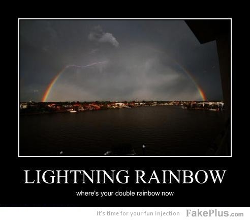 meme] Lightning rainbow — Steemit
