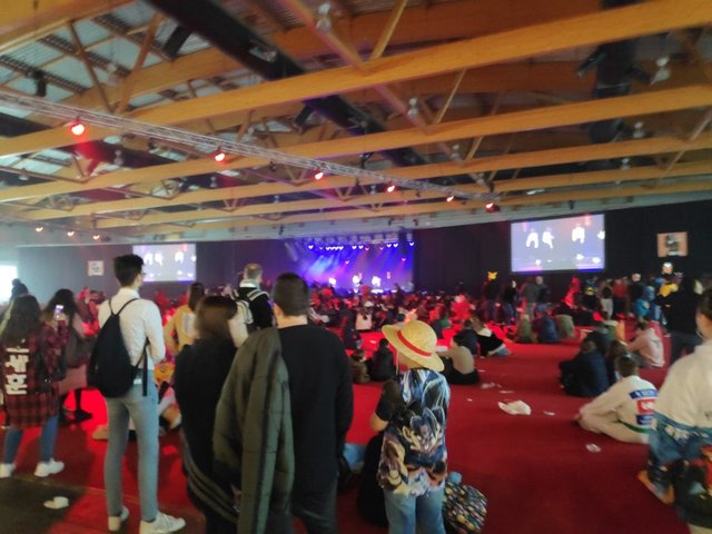 Dancers on stage at Made in Asia