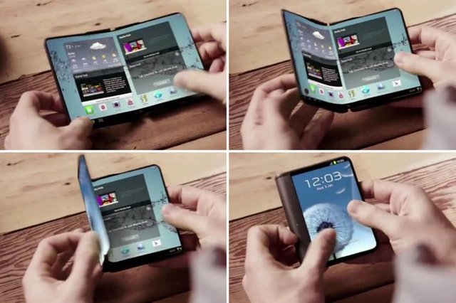 samsung folding smartphone