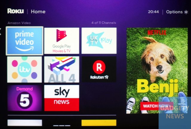 roku express screen